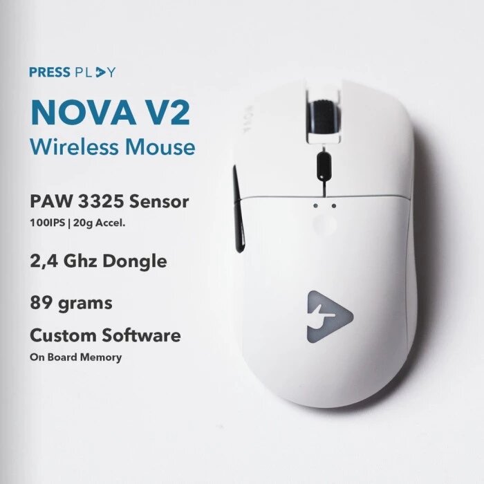 NOVA V3 Ultralight Wireless Gaming Mouse