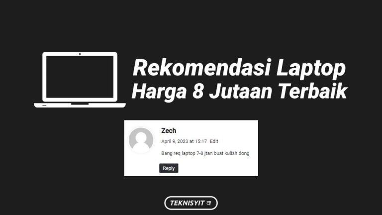 rekomendasi laptop 8 jutaan
